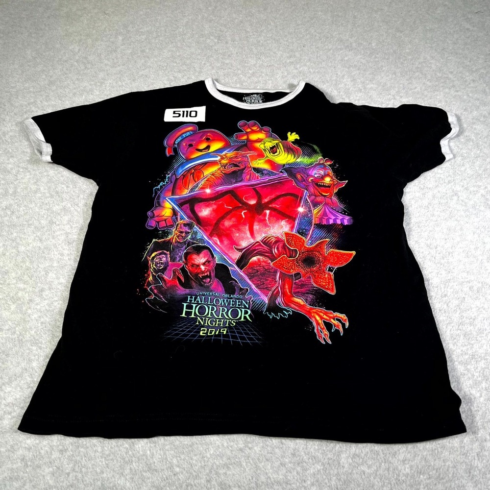 Universal Studios Hollywood Horror Nights 2019 T Shirt Mens Large Cotton Graphic